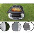 thumbnail image 1 of Protective Mat Bbq Mat Outdoor Floor Fire Retardant Grill Mat Reusable Bbq Mat Easy To Clean Lawn Patio Waterproof Fireplace Mat, Diameter 14inch, 1 of 2