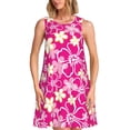 thumbnail image 1 of Disketp Vintage Flowers para Vestido sin Mangas para Mujeres, Vestidos de Verano para Mujeres, Casual y Holgado para la Playa, 1 of 7