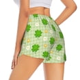 thumbnail image 3 of Disketp St Patrick's Day11 Print Women's Shorts Workout Shorts for Athletic Gym Running Shorts with Phone Pockets X-Large, 3 of 8