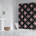 thumbnail image 2 of Pioneer Flower Floral Print Pattern Shower Curtain 72"x72", Bathroom Decorative Shower Curtain Set with 12 Hooks, Waterproof Washable, 2 of 6