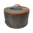 thumbnail image 4 of Bolsa de transporte para utensilios de cocina de acampada, organizador de vajilla, bolsa de transporte, cuenco para campamento, recipiente para tazas, Gris 27cmx15cm, 4 of 8