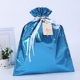 thumbnail image 4 of MesaSe 10Pcs Christmas Candy Bags Vibrant Color Smooth Surface Large Capacity Wear Resistant Multipurpose Decorative PET  Themed Candy Drawstring Bags for Home, 4 of 8