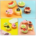 thumbnail image 3 of Shisuyan 15pcs Artificial Small Cake Fake Desserts Simulation Cake Doll House Cake Model Decors, 3 of 8
