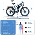 thumbnail image 7 of 26*4.0 inch electric bike 3000W Dual Motor 48V23 AH Removable Battery, 7 of 7