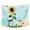 Yellow, variant on Farm Sunflowers Small Tapestry for Bedroom Wall Hanging Tapestry,Idyllic Country Botanical Bee Turquoise Ceiling Backdrop Tapestries Poster Blanket Wall Decor for Teens Room Living Room 23" x 28"