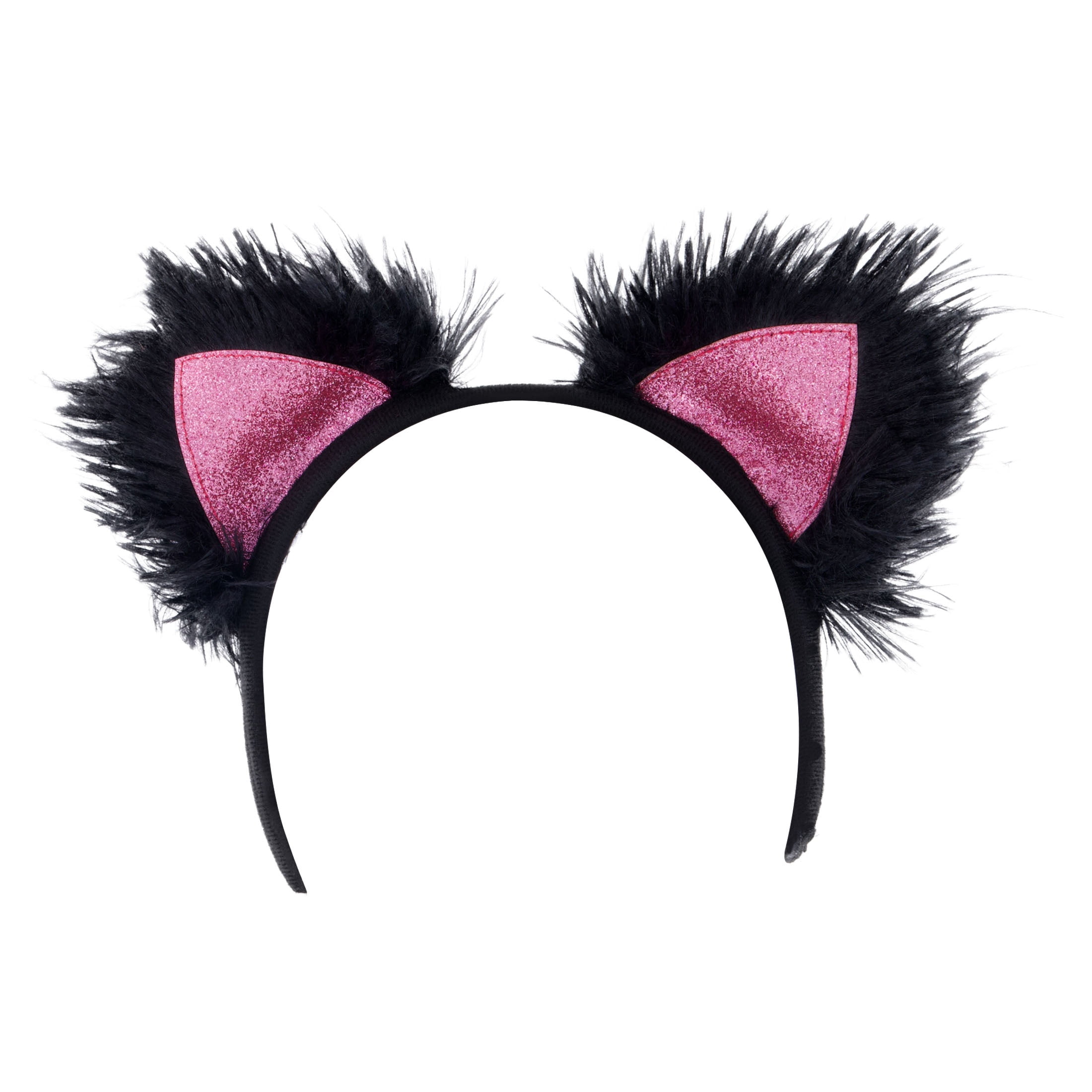 Cat Costume Accessory Kit for Adults, Black and Pink, 2 Pieces, Halloween by Way To Celebrate