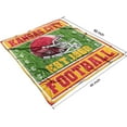 thumbnail image 6 of Kansas Red City Football Fans Blanket Gifts for Men Women Throw Blanket Decor for Living Room 60''''x50'''', 6 of 6