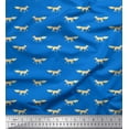 thumbnail image 1 of Soimoi Rayon Fabric Fox Animal Printed Craft Fabric by the Yard 42 Inch Wide, 1 of 1