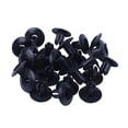 thumbnail image 3 of 50 Pcs Plastic Push in Bumper Door Rivets 8mm Hole Black, 3 of 8