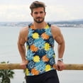 thumbnail image 6 of KLL Sunflowers Print Men's Muscle Gym Workout Stringer Tank Tops Bodybuilding Fitness T-Shirts Tank Tops Men-Medium, 6 of 7