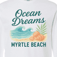 thumbnail image 4 of Inktastic Ocean Dreams Myrtle Beach Seashell Wave Long Sleeve T-Shirt, 4 of 5