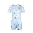 thumbnail image 4 of Combinaisons à Col en V pour Femmes à Manches Courtes, Justaucorps, Pyjama, Combinaisons Mode, Tenue de Nuit d'Été, 4 of 4