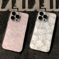 thumbnail image 4 of Original Pink Hello Kitty Phone Case For iPhone 16 15 14 13 12 11 Mini Pro Max X XR XSMax 6S 6 7 8 Plus SE20 Transparent Cover T-188T5204A1 iPhone 11 ProMax, 4 of 7