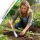 thumbnail image 4 of Outdoor Garden Spade With Wooden Handle Heavy-Duty Steel Pointed And Squares Head Gardening Digging Tool For Yard And Patio, 4 of 5