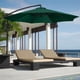 thumbnail image 4 of Toldo rectangular de vela de sombrilla para patio | Poliéster de alta resistencia con protección UV 95% sombra | Costuras reforzadas Anillos en D de acero inoxidable | Toldo de patio con piscina de, 4 of 4