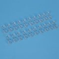 thumbnail image 2 of 40pcs Wire Fixing Clamp Clip Desktop Wire Clear Up Clips Holder Clamps Cable Clip Device USB Cord Clips Holder,40 X cable clamp 40 X adhesive pad,Transparent, 2 of 8