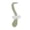 White, variant on Ywmsfl Plush Snake Toy Fun Sake Cartoon Snake Luck Wing for Chinese Spring Festival Photo Props Lovely Snake