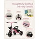 thumbnail image 5 of Triciclo KRIDDO para niños de 2 a 5 años: triciclo rosa para niños pequeños con regalo para niñas de 24 meses a 4 años, 5 of 5