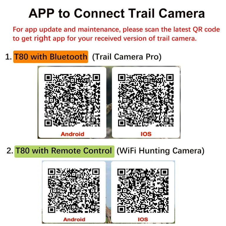 CAMPARK WiFi Bluetooth Trail Camera 1296P 20MP Game Deer Camera Infrared  Night Vision Waterproof 3 PIR Sensors Motion Activated Trail Cam for Hunting  Wildlife Monitoring Home Security 2.4 LCD Screen 