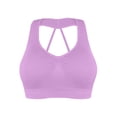 thumbnail image 5 of Sports Bras for Women Racerback Running Yoga Sports Bras Full Coverage Bras Purple Sports Bras for Women Size S-2XL, 5 of 5
