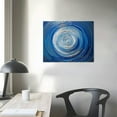 thumbnail image 3 of GOSMITH -Abstract Art Oil Painting on Canvas 3D Metallic Bead light Blue Texture Pictures Canvas Wall Art Paintings Modern Home Decor Paintings Ready to hang 20x16in, 3 of 4