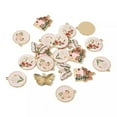 thumbnail image 2 of U8MO 1Bag Butterfly with Tulip House Alloy Enamel Pendants For Jewelry Making 28x25mm, 2 of 9