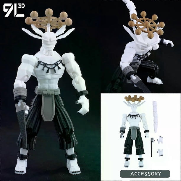 9L3D Printed Anime Jujutsu Yuta Satoru Gojo Lucky Dummy 13 Movable Shapeshift Action Figures Mannequin Toys