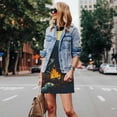thumbnail image 4 of Fotbe Moonlit Skeleton Campfire Vestido de Verano sin Mangas para Mujer – Vestido Midi Línea A, Estilo Camiseta Floral, Vestido Playero Casual y Fluido, 4 of 7