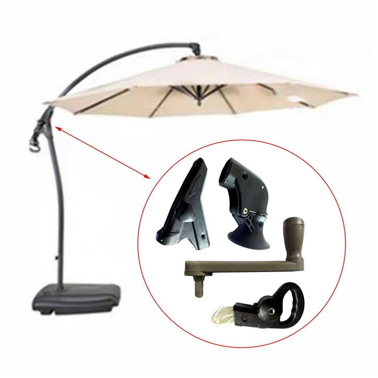 Patio Umbrella Accessory Outdoor Umbrella Accessories, Lightweight Portable  Replacement Parts for Camping Picnic Courtyard Garden Patio with Rocker  Handle 