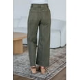 thumbnail image 3 of Linsley Wide Leg Pants - Olive, 3 of 6