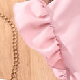 thumbnail image 4 of mgoYE Girl Clothes Size 10-12 Tween Girls Clothes Summer 2 Piece Outfit Set Ruffle Cami Top Wide Leg Pants(Pink,9-10 Years), 4 of 9