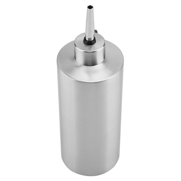 Botella de acero de acero inoxidable, dispensador de salsa de vinagre, suministros de cocina, 550 ml