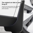 thumbnail image 5 of Guardabarros delanteros Y traseros, protectores contra salpicaduras, Protector de guardabarros para Tesla Model Y 2021-2023 Model 3 2016-2023, fibra de carbono ABS, 5 of 5