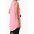 thumbnail image 4 of Women's PLUS Essentials Luxe Jersey Tunic V-Neck Relaxed Fit Sleeveless Top, 4 of 7