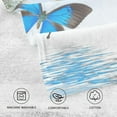 thumbnail image 4 of SKYSONIC 2pcs Butterfly Cotton Hand Towels Absorbent Bath Towel Decorative Fingertip Towels for Bathroom Gym Spa Hotel Beach,16 x 28 inch, 4 of 7