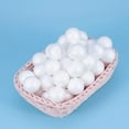 thumbnail image 4 of 100Pcs Foam Craft Balls Smooth Styrofoam Balls Round Polystyrene Balls DIY Modeling Art Projects Christmas Decorations (Solid 3cm), 4 of 8