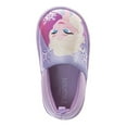 thumbnail image 6 of Disney Frozen Slippers for Kids Anna And Elsa Plush House Shoes (5, 10 Toddler   11-12 Little Kid), Purple, Size: 11-12, 6 of 7