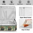 thumbnail image 4 of Iauyy Casserole Carrier for Hot Food Insulated Casserole Travel Carry Bag with Lid Food Warmer Bag for Party/Picnic,Angry Bull Running Picture, 4 of 7