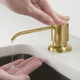thumbnail image 2 of Kraus KSD-53BB Boden Kitchen Soap and Lotion Dispenser, Brushed Brass, 2 of 7