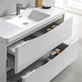 thumbnail image 4 of Fresca Tuscany 40" Integrated Sink Modern Wood Bathroom Cabinet in Glossy White, 4 of 8