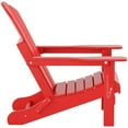 thumbnail image 6 of Paradise 4-Piece Set Classic Folding Adirondack Chair with Footrest Ottoman, 6 of 8