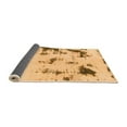 thumbnail image 2 of Ahgly Company Indoor Square Abstract Orange Modern Area Rugs, 8' Square, 2 of 4
