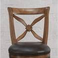 thumbnail image 5 of Provence 34" Swivel Tall Bar Stool in Light Oak, 5 of 9