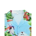 thumbnail image 4 of LilyLLL Mens Hawaiian Shirt Summer Beach Short Sleeve Buttons Down Printed T-shirt Tops, 4 of 4