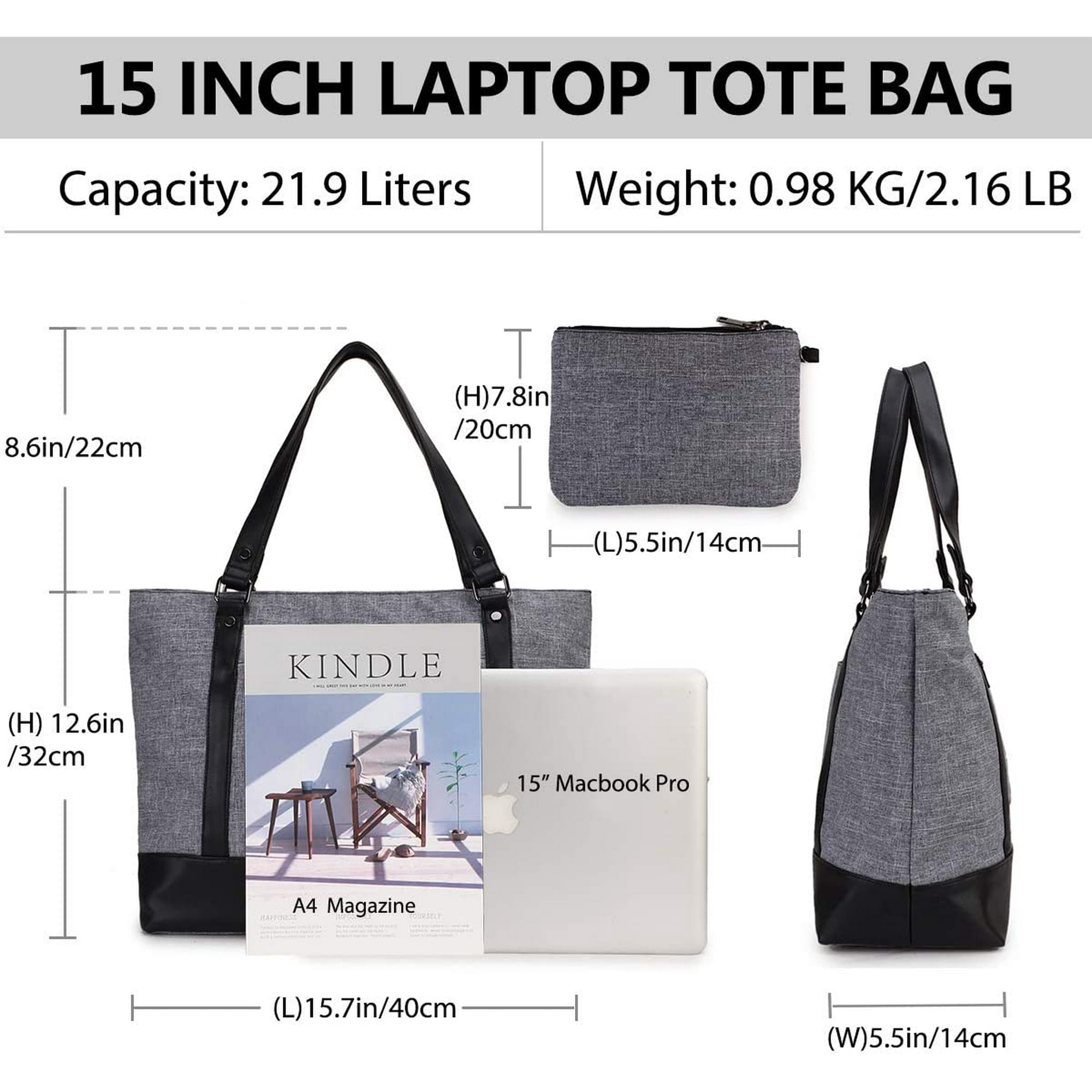 Tote for 15 inch laptop sale