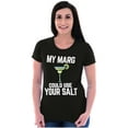 thumbnail image 3 of My Margarita Could Use Your Salt Womens Slim Fit Graphic Tee Brisco Brands M, 3 of 5