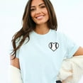 thumbnail image 2 of Mama Jersey Heart - Women's Garment Dyed Tee, 2 of 12
