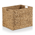 thumbnail image 1 of Bouclair Natural Water Hyacinth Basket Medium, 1 of 3