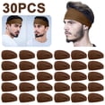 thumbnail image 1 of Hombres Mujeres Fitness Sweatband Elástico Running Diadema Secado Rápido (Café), 1 of 4