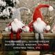 thumbnail image 5 of Toystoory Muñeco colgante de Navidad para el hogar, Hotel, árbol de Navidad, adorno sin rostro tejido no tejido, decoración de tela, Kits de decoración para fiestas Gris S, 5 of 6